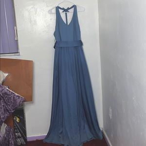 VERA WANG Blue Sz. 14 Prom Dress W. POCKETS